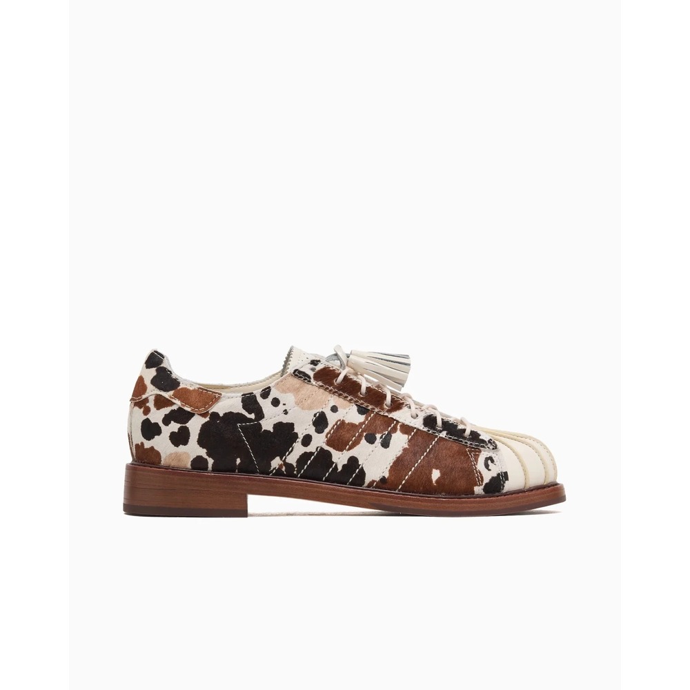 7.5M / 8.5W - [NEW] Men's CLOT X adidas Superstar Dress 'Cow Print' Shoes JS5024